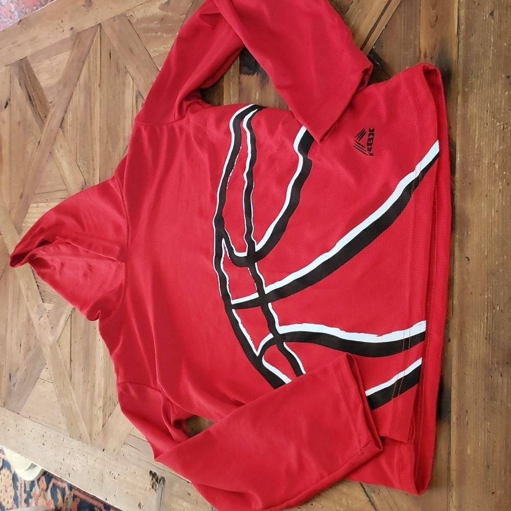 Rbx boys Red basketball Hoodie